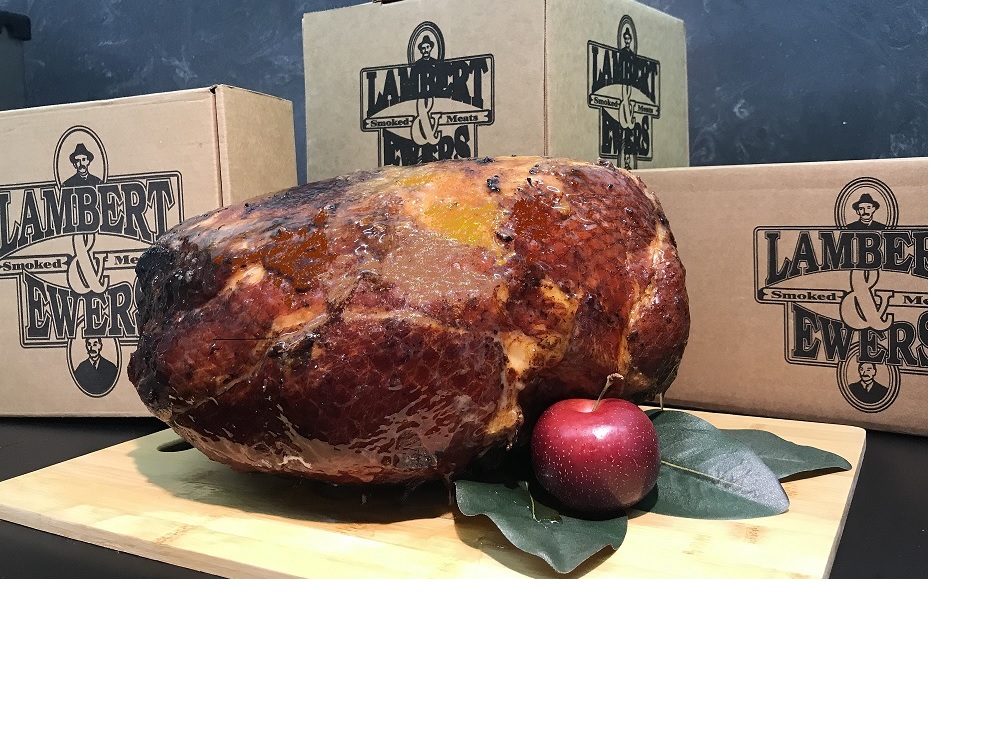 Lambert & Ewers Spiral Sliced Honey-Glazed Ham Whole (14-15 lb. average)